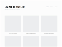 Tablet Screenshot of lizziedbutler.com